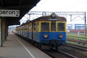 Pociąg, którym dotarłam do Wrześni.