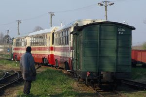 Rogów Wąskotorowy Towarowy - 3/4 tych wagonów pojedzie dzisiaj.