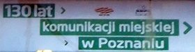 130 lat komunikacji miejskiej w Poznaniu.