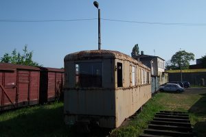 Wagon salonka, dawny wagon motorowy.