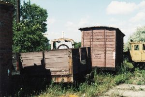 Wagony towarowe z Witaszyckiej Kolei Dojazdowej.